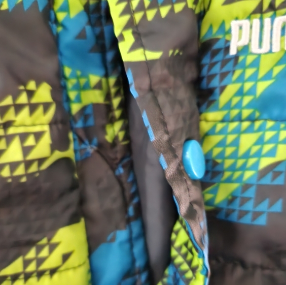 PUMA LIGHTWEIGHT PUFF VEST TODDLER SZ 2T SNAP FRONT - Picture 6 of 7